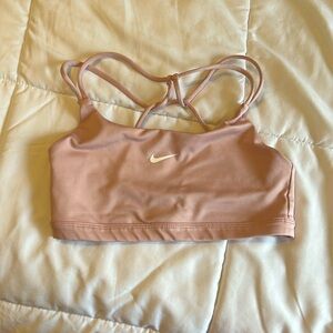 nike sports bra with open back